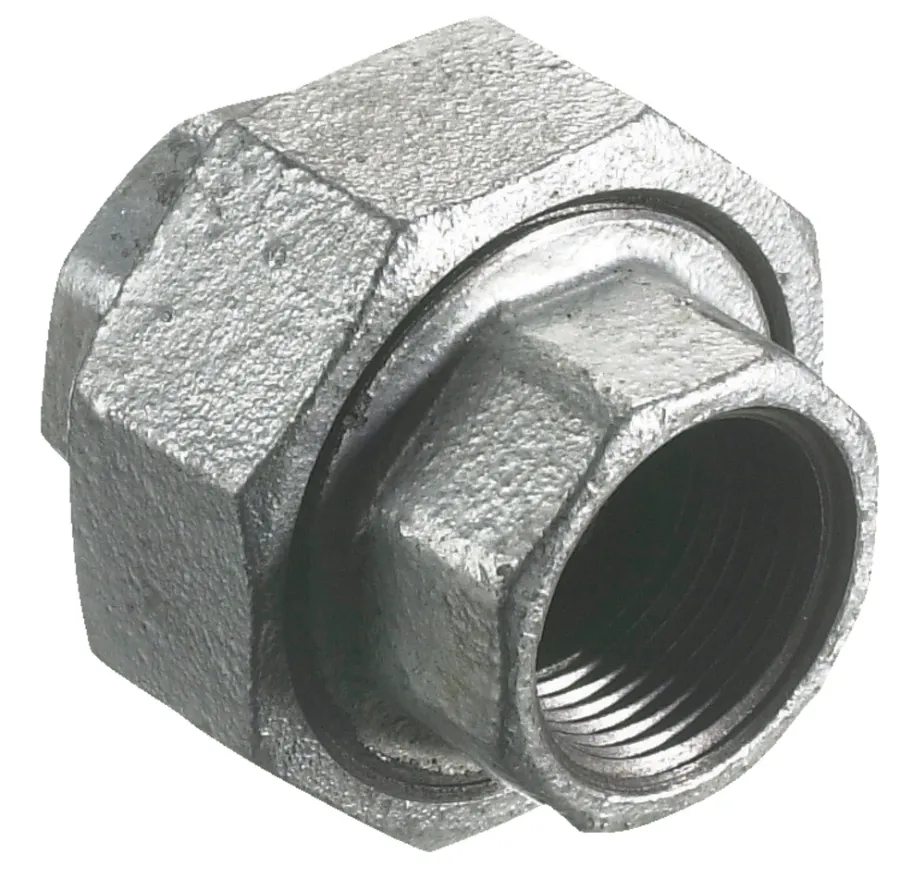 Galvaniserede|Union galvaniseret 3/4" - muffe/muffe