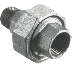 Galvaniserede|Union galvaniseret 1/2" - muffe/nippel