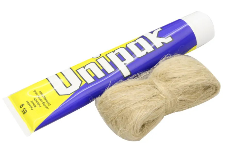 Unipak Vvs-Artikler|paksalve og pakgarn 65 g/13 g