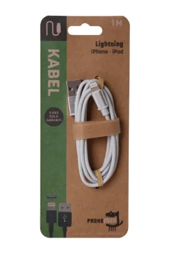 PhoneFood Kabler & Adaptere|USB-A til lightning kabel - 1 meter