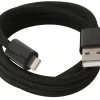 PhoneFood Kabler & Adaptere|USB-A til lightning magnetisk kabel 1 meter sort