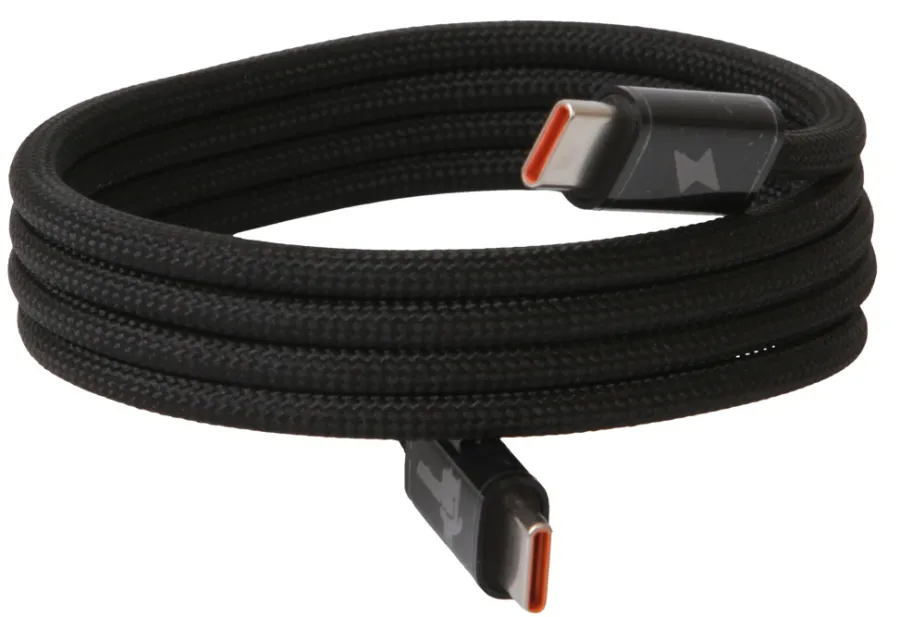 PhoneFood Lyd & Tilbehør Til Mobiltelefoner|Kabler & Adaptere|USB-C til USB-C magnetisk kabel 1 meter sort