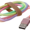PhoneFood Kabler & Adaptere|USB til USB-C kabel regnbuefarvet - 1 meter