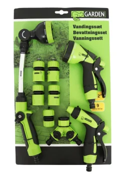 Garden® Koblinger & Sprøjtepistoler|Vandingsæt 9 dele –