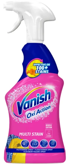 Vanish Vaskemiddel|Rengøringsmidler|Oxi Action pletfjernerspray 750 ml