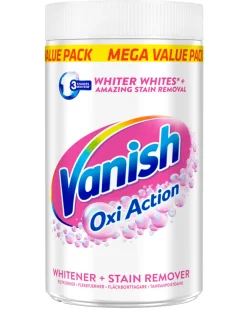 Vanish Vaskemiddel|Rengøringsmidler|Oxi Action Whitener + Stain Remover
