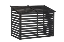 Superroof Varmepumper|Varmepumpeskjuler grundet fyr - Sort