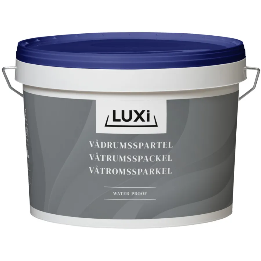 LUXI® Spartelmasse|Vådrumsspartel 3 liter - Gråblå