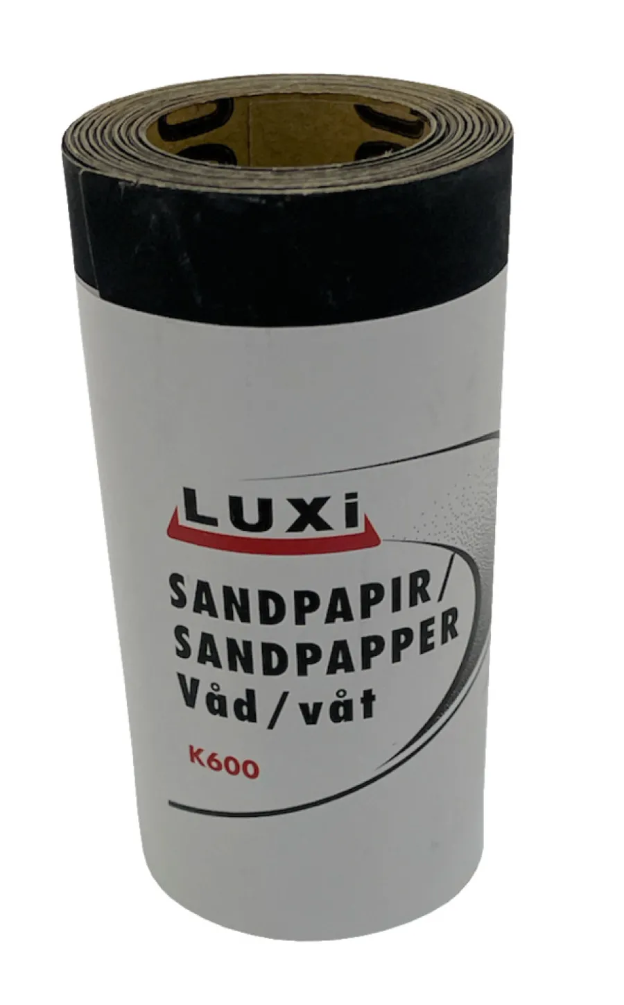 LUXI® Sandpapir|Vådslibepapir korn 600, 93 mm x 5 meter -