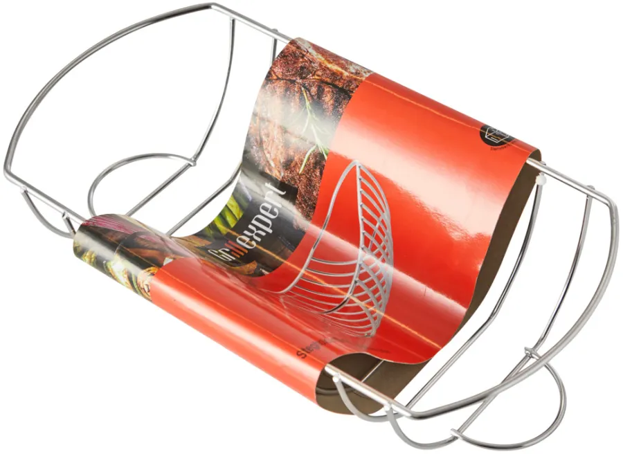 Grillexpert® Grilltilbehør|Vendbar holder til steg og ribben -