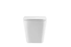 Toiletter|Væghængt toilet kantet m/Vortex skyl - hvid