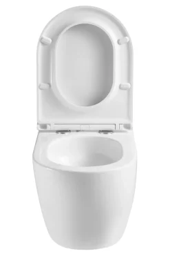 Toiletter|Væghængt toilet rund m/Vortex skyl - hvid