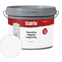 Stabile® Vægmaling|Vægmaling 10 4,5 liter - Hvid