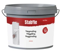 Stabile® Vægmaling|Vægmaling 10 4,5 liter - Hvid