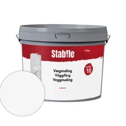 Stabile® Vægmaling|Vægmaling 10 9 liter - Hvid