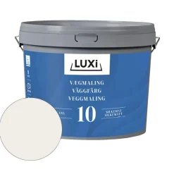 LUXI® Vægmaling|Vægmaling 10 9 liter - Råhvid