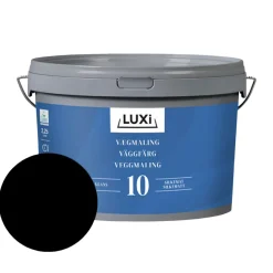 LUXI® Vægmaling|Vægmaling 10 2,25 liter - Sort