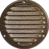 Ventilation|Vægrist med net Ø165 mm - metal antik
