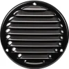 Ventilation|Vægrist med net Ø165 mm - sort metal