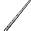 HOME it Vægskinner & Hyldeknægte|Vægvange t/Rack system 100 cm sort