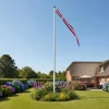 Gamle Danmark Flag & Flagstænger|Vimpel 500 cm