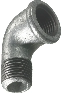 Galvaniserede|Vinkel galvaniseret 3/4" - muffe/nippel 90 gr.