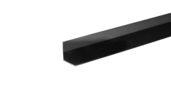 Profillister|Vinkelliste sort pvc 25 x 25 x 1000 mm