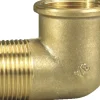 Messing|Vinkel messing 3/4" muffe/nippel