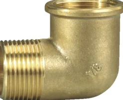 Messing|Vinkel messing 3/4" muffe/nippel