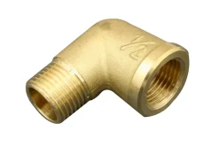 Messing|Vinkel messing 1/2" muffe/nippel