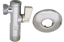Haner & Ventiler|Vinkelventil med filter 1/2" x 1/2"