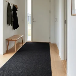 Dørmåtter|Wash&Clean smudsmåtte 90 x 250 cm Sort