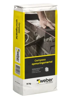 Weber Saint-Gobain Cement & Mørtel|Weber Cempexo opmuringsmørtel 15 kg