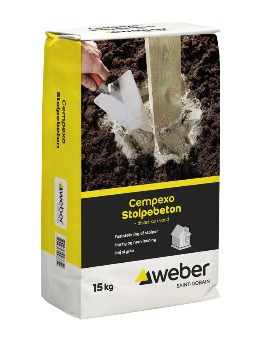 Weber Saint-Gobain Cement & Mørtel|Weber Stolpebeton 15 kg