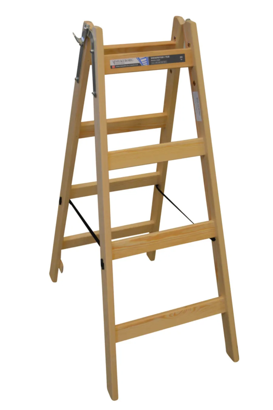 Silkeborg Stigefabrik Stiger|Wienerstige i træ 4 trin 113 cm -